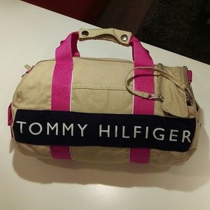 Tommy Hilfiger mini duffle bag size of a purse